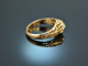 Um 1890! Historischer Ring mit Diamantrose Gold 750