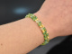 Hopeful Green! Fancy Armband Peridot Tsavorith und Gr&uuml;ner Achat Silber 925 vergoldet