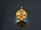 Um 1840! Seltener Biedermeier Medaillon Anhänger Gold 585