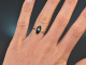 Um 1910! Historischer Ring mit Diamantrose und Onyx Gold 585