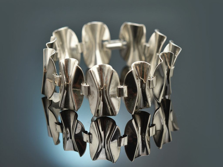 Around 1968! Chic sixties vintage bracelet silver 925