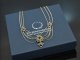 Around 1960! Beautiful traditional costume necklace with garnets silver 835