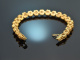 Um 1990! H&uuml;bsches Granat Armband Silber 925 vergoldet