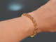 Um 1990! H&uuml;bsches Granat Armband Silber 925 vergoldet