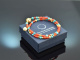 Ocean Dreams! Fancy Armband 2reihig Koralle T&uuml;rkis Silber 925 vergoldet