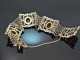 Around 1970! Especially beautiful traditional bracelet with garnets silver 925