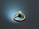 Fine Diamond! Edler Brillant Solitär Ring 1,146 Carat E/VS2 Gold 750