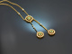 England um 1910! Wundervolles Collier mit Peridot und Saatperlen Gold 625