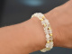 Icy Sparkle! Fancy Armband mit Weier Jade Labradorit Bergkristall Silber 925 vergoldet
