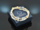 Icy Sparkle! Fancy Armband mit Weier Jade Labradorit Bergkristall Silber 925 vergoldet