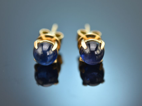 Fine Blue! Ohrstecker mit Saphiren Gold 750