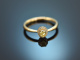 Colored Diamond! Ring mit Fancy Yellow Diamanten Gold 750