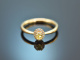 Colored Diamond! Ring mit Fancy Yellow Diamanten Gold 750