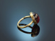 Fine Red! Ring mit feinem Rubellit Gold 585