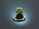 Noble Green! Smaragd Ring mit Brillanten Gold 750