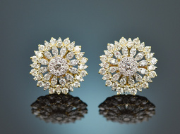 Fine Diamonds! Ohrringe mit Brillanten 1,66 ct Gold 750