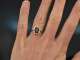 Um 1990! Edler Saphir Brillant Ring Gold 750