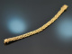 Around 1980! Classic bracelet in royal pattern gold 585