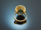 Around 1965! Chic vintage turquoise ring 750 gold