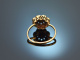 England um 1890! Historischer Ring mit Diamantrosen Gold 15 ct
