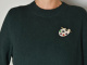 Um 1970! Gro&szlig;e Vintage Brosche mit Email Silber 925