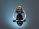 Um 1920! Wundervoller Art Deco Ring mit Diamanten Wei&szlig;gold 750