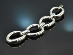 Around 1970! Heavy vintage statement bracelet silver 925