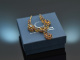 Around 1990! Classic garnet necklace gold 333