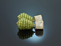 Graceful Green! Tropfen Ohrringe mit Peridot und...