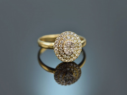 Funkelnder Diamant Ring 0,55 Carat aus Gold 750