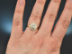 Funkelnder Diamant Ring 0,55 Carat aus Gold 750