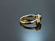 Feiner Saphir Ring mit Brillanten Gold 750