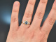 Feiner Saphir Ring mit Brillanten Gold 750