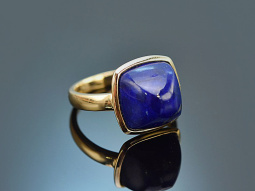 Sch&ouml;ner Ring mit Lapislazuli Gold 585