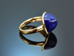 Sch&ouml;ner Ring mit Lapislazuli Gold 585
