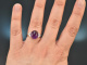 Edler Amethyst Ring mit Brillanten Wei&szlig;gold 750