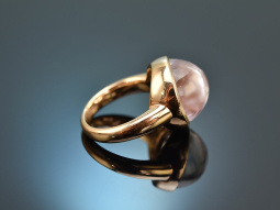 Wonderful ring with kunzite rose gold 750