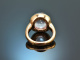 Wonderful ring with kunzite rose gold 750