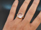 Wonderful ring with kunzite rose gold 750
