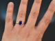 Edler Lapislazuli Ring mit Brillanten Wei&szlig;gold 750