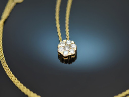 Klassisches Collier mit feinen Brillanten 0,32 ct Gold 750