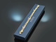 Around 1990! Classic Panzer bracelet with sapphires and diamonds gold 585