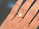 Um 1990! Klassischer Opal Ring mit Brillanten Gold 585