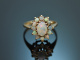 England um 1970! Sch&ouml;ner australischer Opal Ring Gold 375