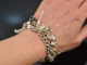 London 1975! Chic charm bracelet with 23 silver 925 charms