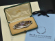 Vienna around 1900! Large signed Art Nouveau belt buckle with original case silver 835