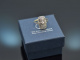 Um 1920! Art Deco Ring mit Diamant Gold 585 und Silber
