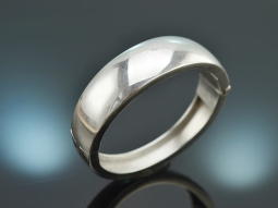 Around 1970! Simple vintage statement bangle silver 925