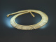 Cleopatra style! Chic gold-plated vintage necklace in 925 silver