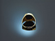 Um 1970! Klassischer Herren Wappen Siegel Ring mit Onyx Gold 333